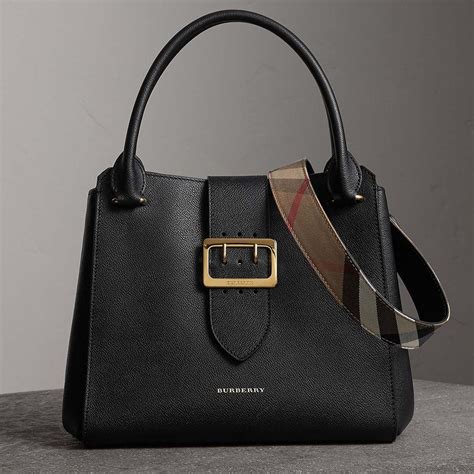 burberry large leather tote bag|burberry medium top handle tote.